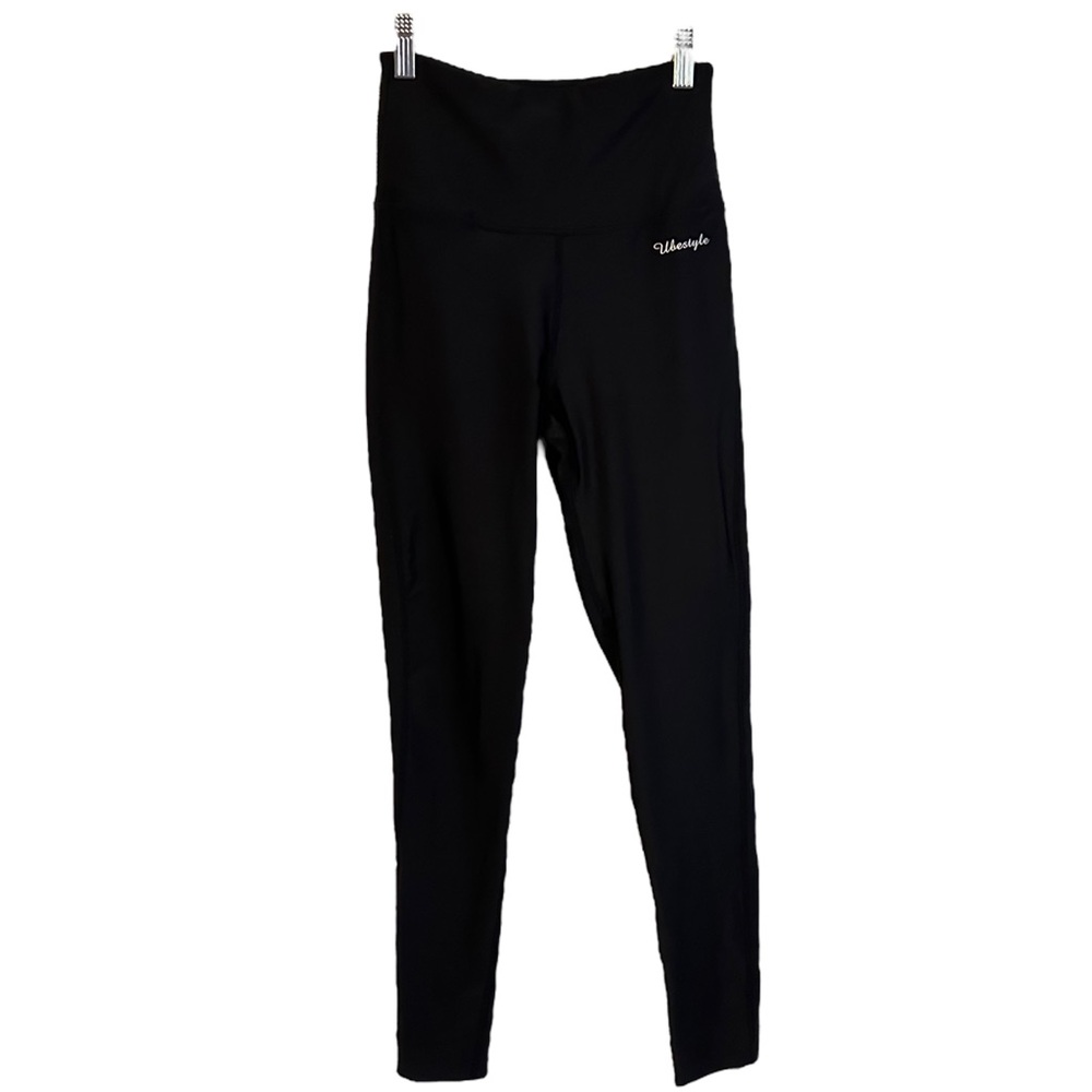 Ubestyle Black Leggings SPF 50 Swim Athletic Water Sports Bottoms XS